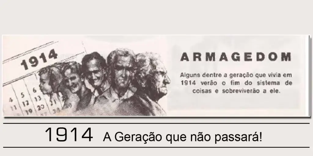 A Geração que viveu em 1914 verá o Armagedom