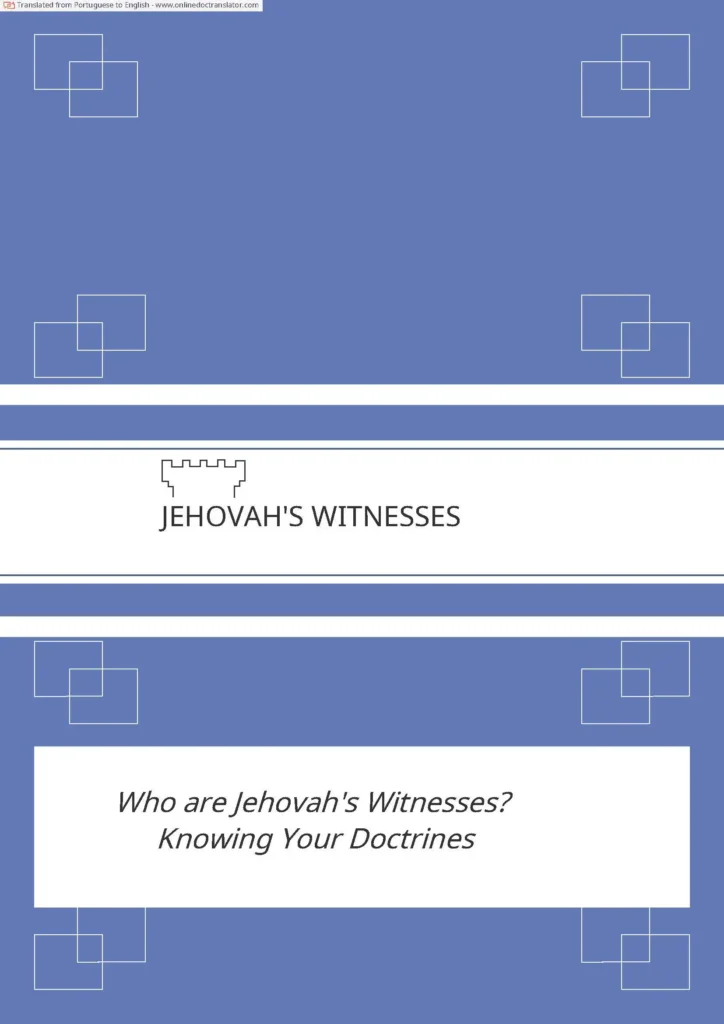 Testemunhas de jeová e as suas heresias
